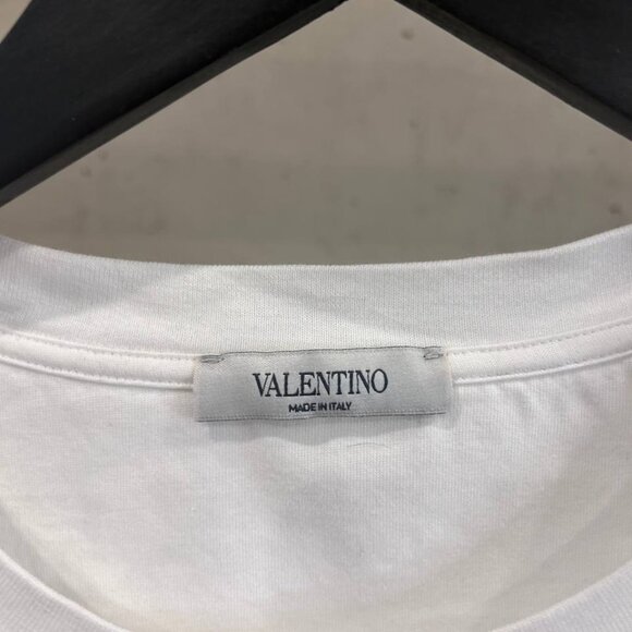 Valentino White and Black Short Sleeve Tee - Picture 2 of 9